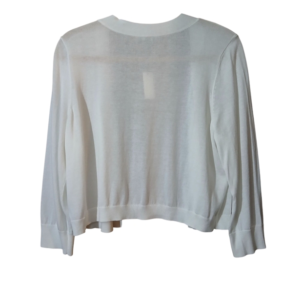 Talbots Cardigan Sweater Lightweight Open-Front - Picture 4 of 7